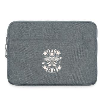 darts - Laptop bag 15" - heather grey - Front