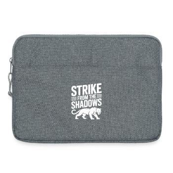 Schlag aus dem Schatten aus - Laptoptasche 15" - Grau meliert - Vorne