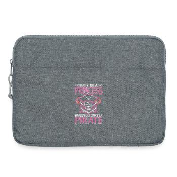 Pirate Princess Skull Edition - Laptop bag 15" - heather grey - Front