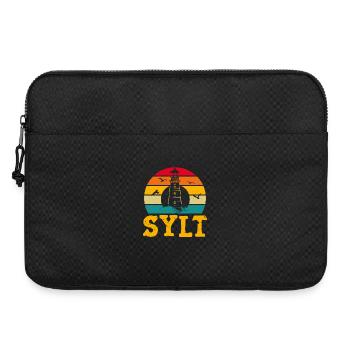 Vacances à la mer du Nord SYLT ÎLE DE LA MER DU NORD Fun - Sacoche pour ordinateur portable 15 pouces - noir - Devant