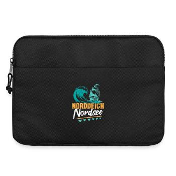 Vacances à la mer du Nord NORDDEICH OSTHOLSTEIN Fun - Sacoche pour ordinateur portable 15 pouces - noir - Devant