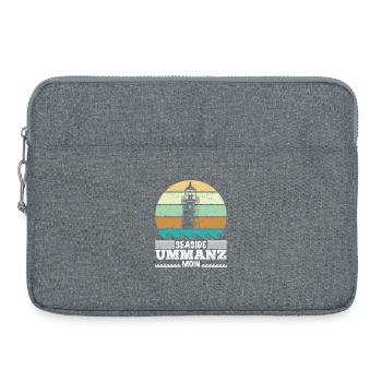 Vacances en mer Baltique BORD DE MER UMMANZ MOIN Drôle - Sacoche pour ordinateur portable 15 pouces - gris chiné - Devant