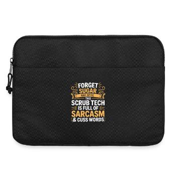 Tech Sarkasmus Scrub Humor - Laptoptasche 15" - Schwarz - Vorne