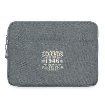 1946 Vintage Retro Birthday Gift - Laptop bag 15" - heather grey - Front