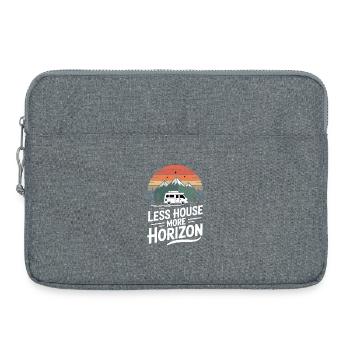 Camping-car Moins Maison Plus Horizon - Sacoche pour ordinateur portable 15 pouces - gris chiné - Devant