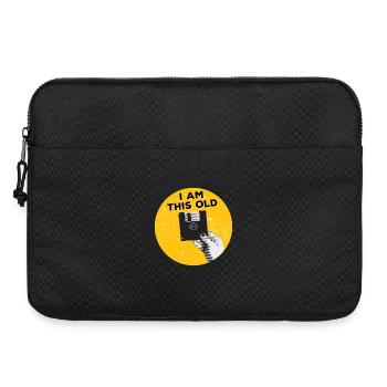 I am this old floppy disk 80s retro - Laptop bag 15" - black - Front