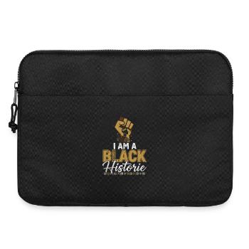 Fiers de l’histoire noire - Sacoche pour ordinateur portable 15 pouces - noir - Devant