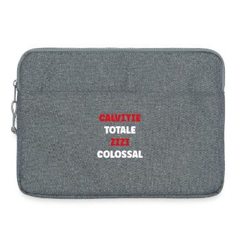Calvitie Totale Zizi Colossal - Sacoche pour ordinateur portable 15 pouces - gris chiné - Devant