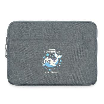 Compagnon de Sceau | Compagnon Sceau - Sacoche pour ordinateur portable 15 pouces - gris chiné - Devant