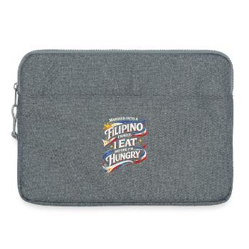 Philippines Philippine Filipino Family - Laptop bag 15" - heather grey - Front