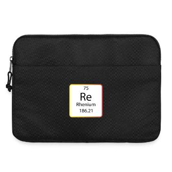 Tableau périodique de la chimie du rhénium - Sacoche pour ordinateur portable 15 pouces - noir - Devant