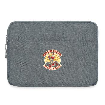 Chickens In The Garden Lifestyle Chicken - Laptop bag 15" - heather grey - Front