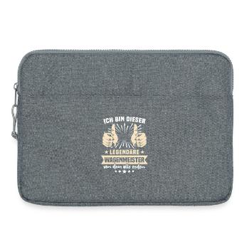 Dictons Wagenmeister - Sacoche pour ordinateur portable 15 pouces - gris chiné - Devant