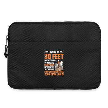 Scaffolding Worker Construction Team Scaffolder - Laptop bag 15" - black - Front