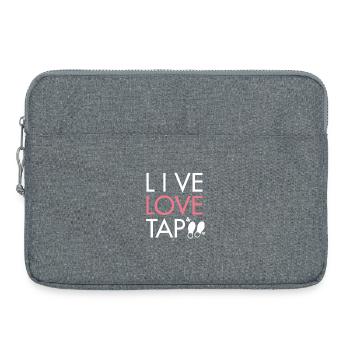 Live Love Tap Dance - Laptoptasche 15" - Grau meliert - Vorne