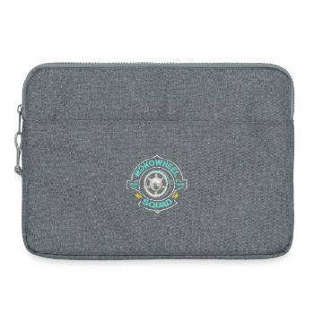 Monowheel Squad Monocyclist - Laptop bag 15" - heather grey - Front