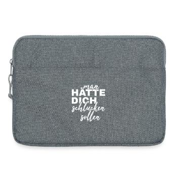 You should have been swallowed - Laptop bag 15" - heather grey - Front