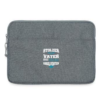Proud Father Graduate 2026 Bachelor Master - Laptop bag 15" - heather grey - Front