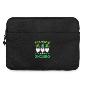 Streiche mit meinen Gnomen St. Patrick's - Laptoptasche 15" - Schwarz - Vorne