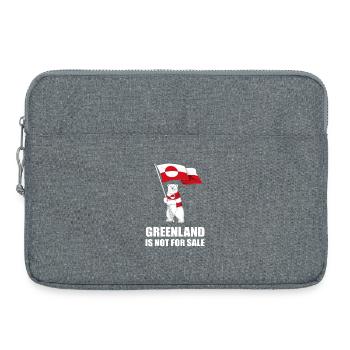 Greenland Non à la Vente Ours - Sacoche pour ordinateur portable 15 pouces - gris chiné - Devant