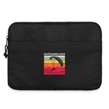 Paraglider GLEITSCHIRMFLIEGER LUSTIG - Laptoptasche 15" - Schwarz - Vorne