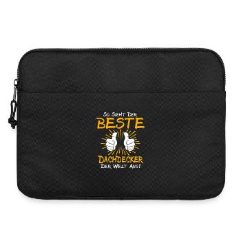 Dachdecker Geschenkidee - Laptoptasche 15" - Schwarz - Vorne