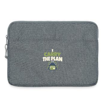 Planificateur d’urgence pour la Provision Familiale - Sacoche pour ordinateur portable 15 pouces - gris chiné - Devant