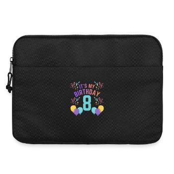 C’est mon anniversaire enfants Anniversaire 8 ans fille - Sacoche pour ordinateur portable 15 pouces - noir - Devant