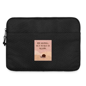 Healing, but make it slow - Laptoptasche 15" - Schwarz - Vorne