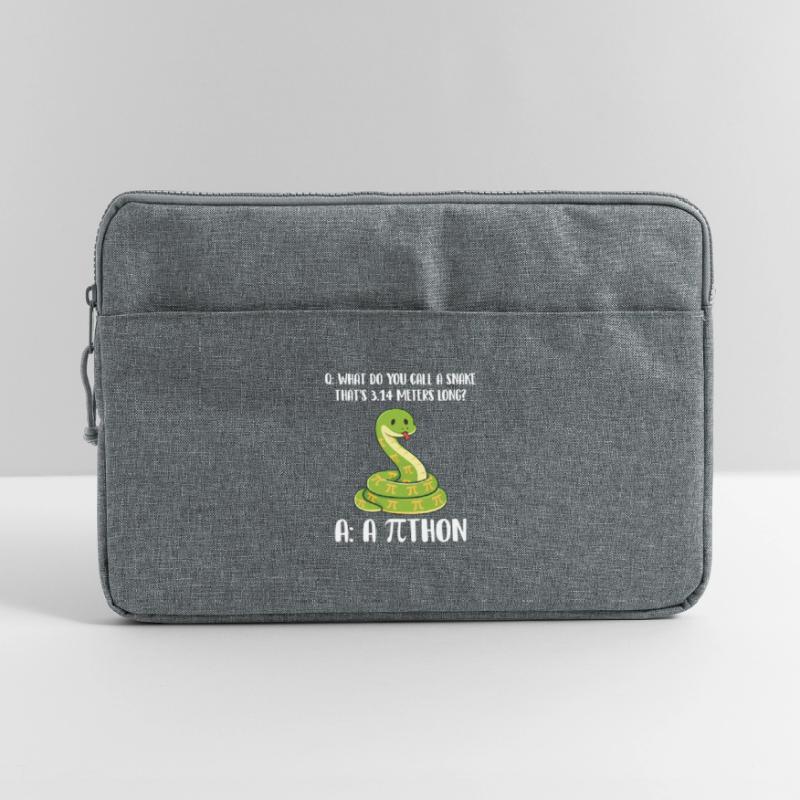 Schlange, 3,14 Meter lang, Pi-Tag-Python-Witz Laptoptasche 15"