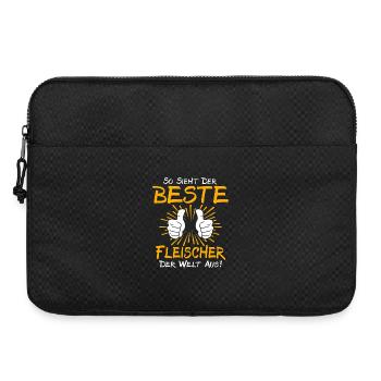 Idée cadeau boucher - Sacoche pour ordinateur portable 15 pouces - noir - Devant