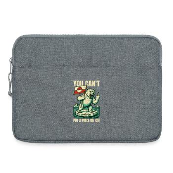 You Can't Put A Price On Greenland Flag Shirt - Laptoptasche 15" - Grau meliert - Vorne