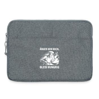 Chef PROBLÈME LE CHEF RESTE AFFAMÉ Drôle - Sacoche pour ordinateur portable 15 pouces - gris chiné - Devant