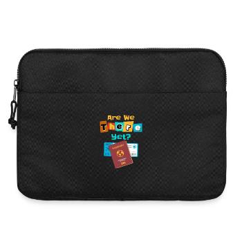 Drôle de Voyageur Monde Cadeau de Voyage Court, Voyage Drôle - Sacoche pour ordinateur portable 15 pouces - noir - Devant