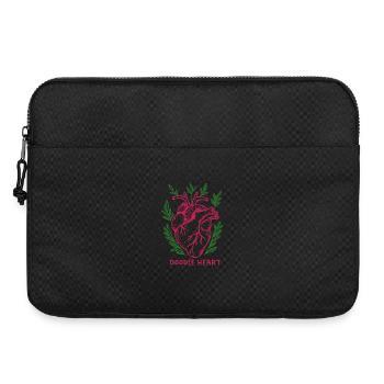Doodle Heart Doodle Drawing - Laptop bag 15" - black - Front