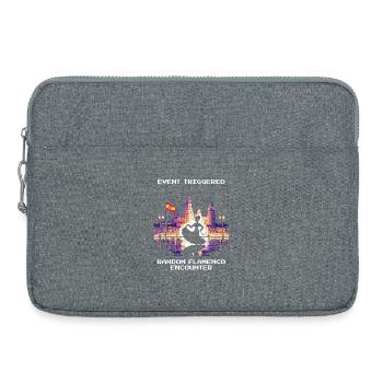 Event Triggered | Flamenco Spain Fiesta - Laptop bag 15" - heather grey - Front