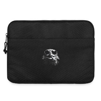 Turtle with sunglasses and cigarette - Laptop bag 15" - black - Front