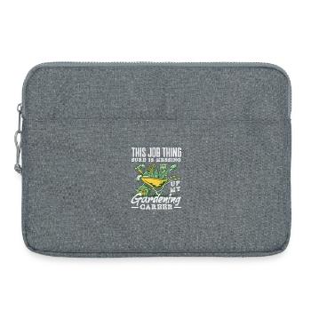 Pflanzenliebhaber Job Thing Lustige Pflanzen - Laptoptasche 15" - Grau meliert - Vorne