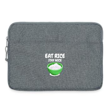 Rice International Cuisine Rice Lovers - Laptop bag 15" - heather grey - Front