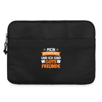 Cook MY RICE COOKER AND I ARE GOOD FRIENDS - Laptop bag 15" - black - Front