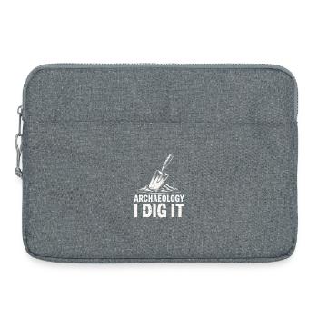 Archäologie Ich grabe es aus - Laptoptasche 15" - Grau meliert - Vorne