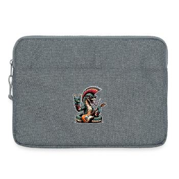 Guitariste de Snake Rock and Roll - Sacoche pour ordinateur portable 15 pouces - gris chiné - Devant