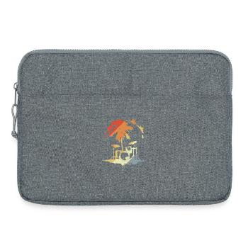 Vintage Trapset Drawing - Laptop bag 15" - heather grey - Front