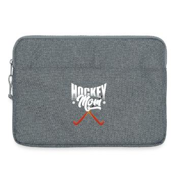 Field Hockey Mom - Laptop bag 15" - heather grey - Front