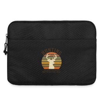Jagd auf die teuerste Art kostenloses Fleisch Vintage Reh - Laptoptasche 15" - Schwarz - Vorne