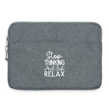 Pilates Enthusiasts Stop Thinking & Just Relax - Laptoptasche 15" - Grau meliert - Vorne