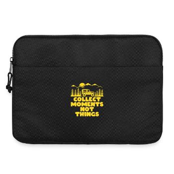 Collect Moments Not Things - Laptoptasche 15" - Schwarz - Vorne