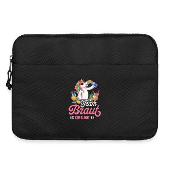 Enterrement de vie de garçon T-shirt des femmes Enterrement de vie de jeune fille - Sacoche pour ordinateur portable 15 pouces - noir - Devant