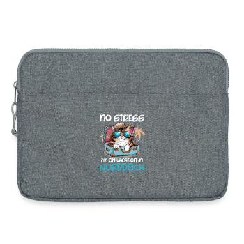 JUST DON'T STRESS I'M ON HOLIDAY AT THE - Laptop bag 15" - heather grey - Front