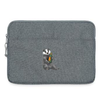 Bouteille de bière Badger - Sacoche pour ordinateur portable 15 pouces - gris chiné - Devant